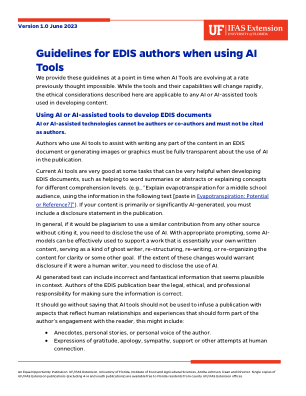 EDIS 作者使用 AI 工具时的指南